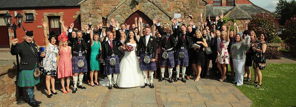 Weddings for two from The Mill Forge Hotel near Gretna Green